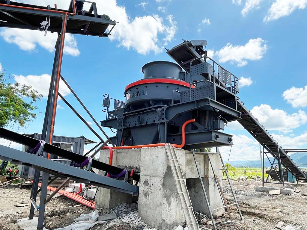 Quartz sand production line