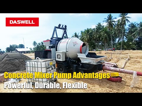Daswell concrete mixer pump advantages Daswell concrete mixer pump advantages