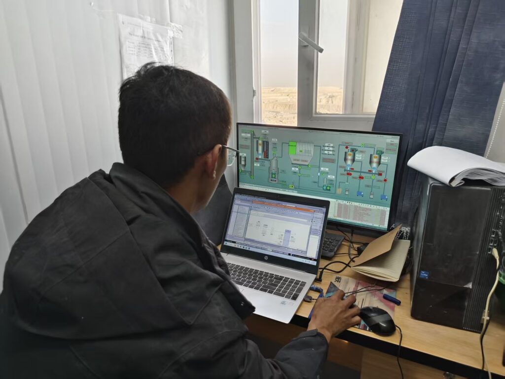 DASWELL in Egypt 11 on site commissioning of plc system