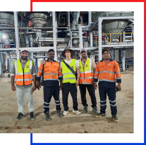 Daswell engineering team providing on-site support for industrial project Daswell engineering team providing on-site support for industrial project