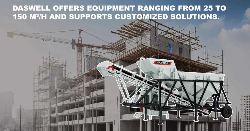 One dry mix concrete plant delivered to south africa | concrete case 1 dry mix concrete plant