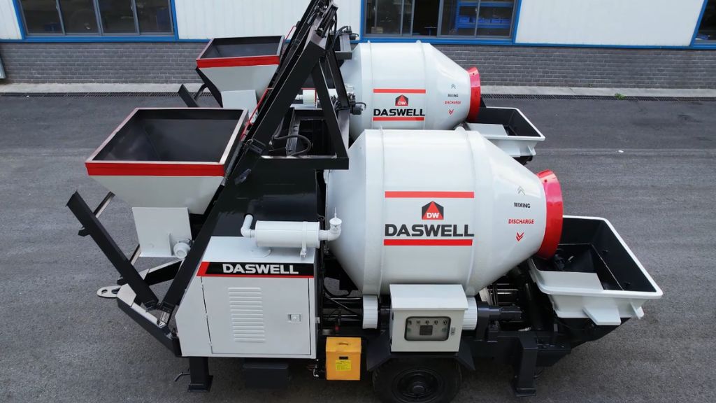 Daswell dmp50 concrete mixer pump for ghana 1 concrete mixer pump4