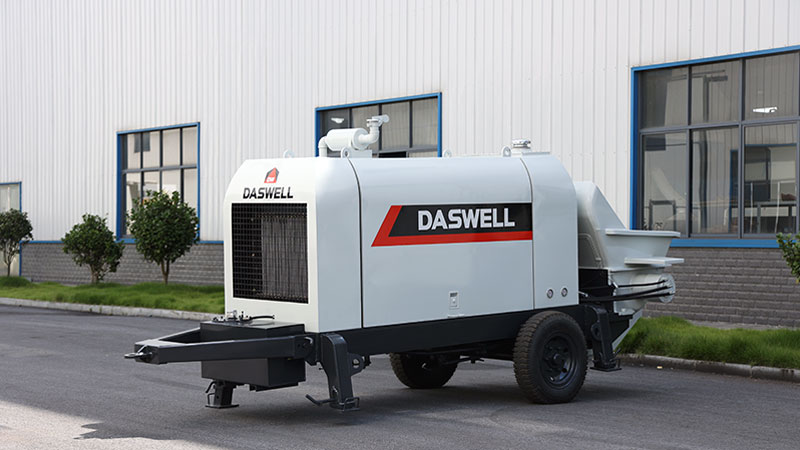 Home 8 trailer concrete pump