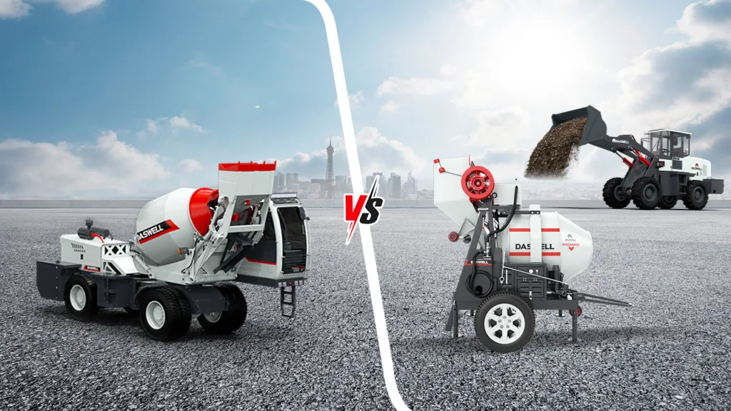 Which costs less? — self loading concrete mixer vs loader + mixer 2 self loading mixer