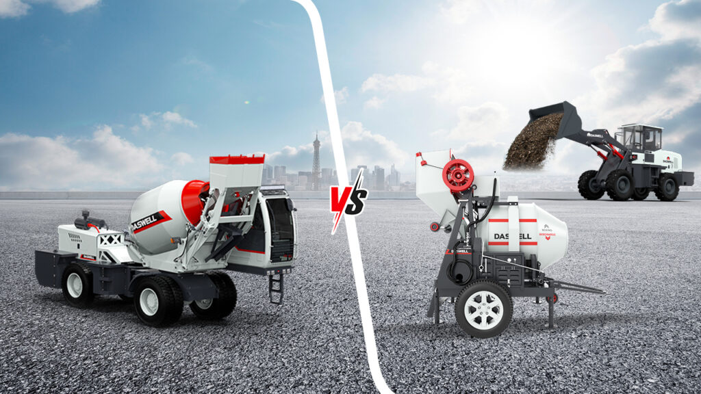 Which costs less? — self loading concrete mixer vs loader + mixer 2 self loading mixer