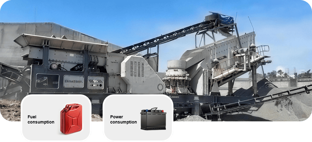 Fuel or power consumption of crusher plant fuel or power consumption of crusher plant