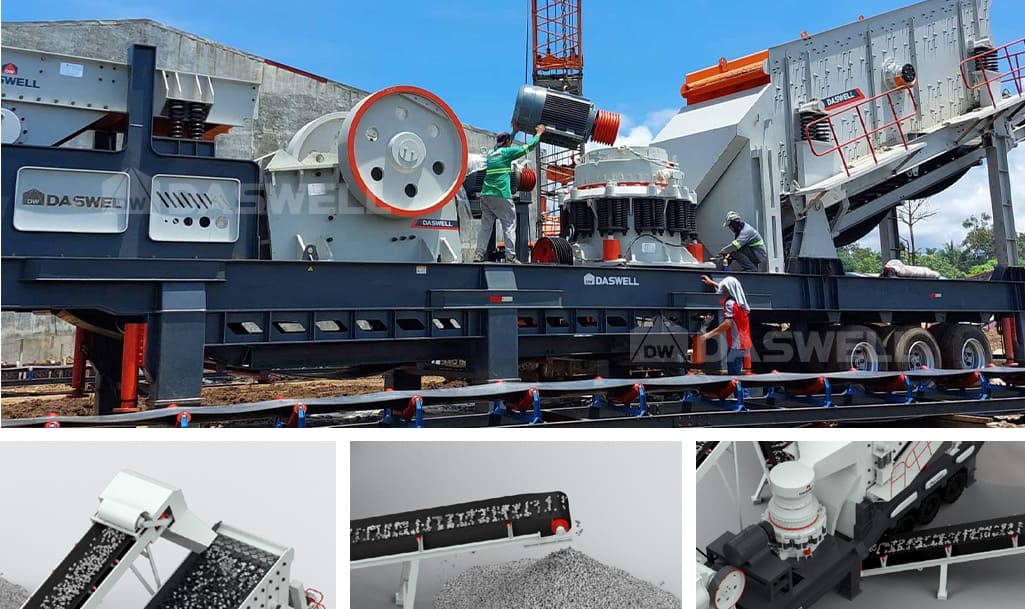 Mobile crusher plant mobile crusher plant