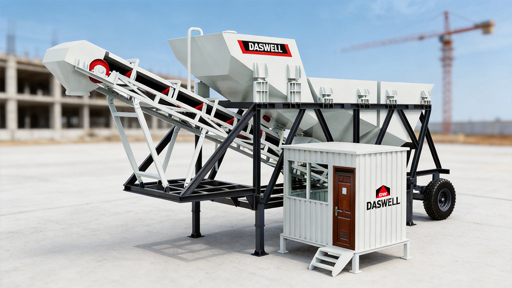 Mobile dry mix concrete plant 7 mobile dry mix concrete plant 7