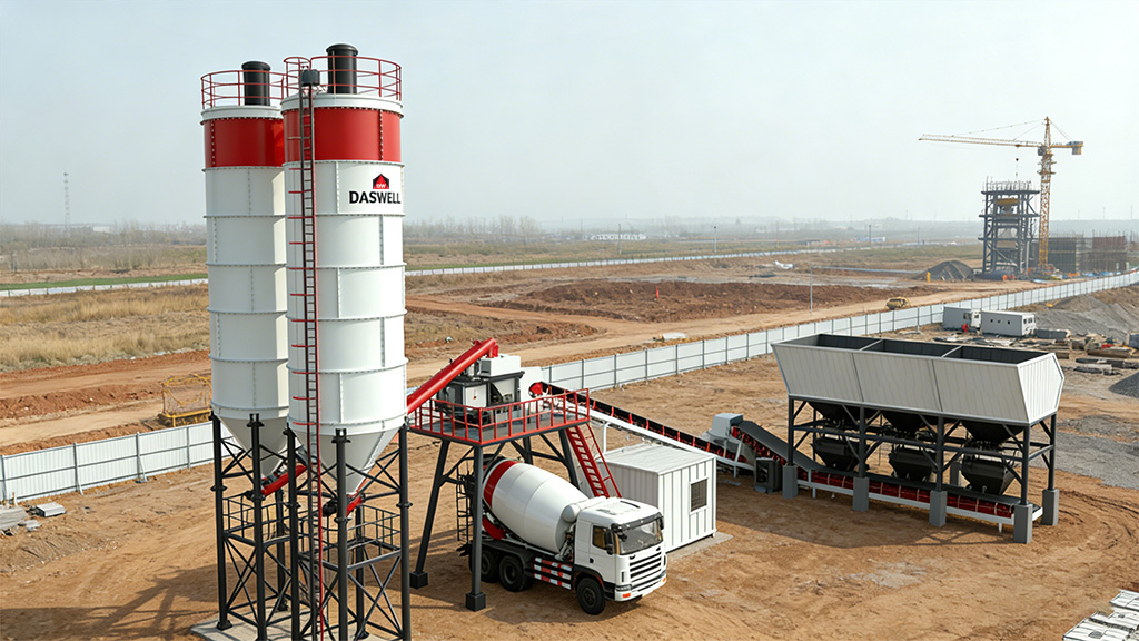 Stationary dry mix concrete plant 2 stationary dry mix concrete plant 2