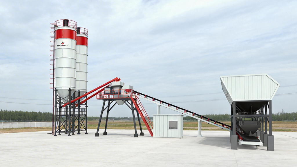 Stationary dry mix concrete plant 5 stationary dry mix concrete plant 5
