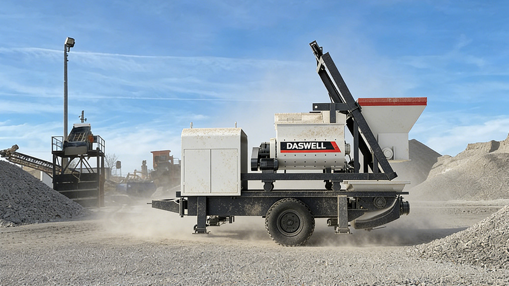 Twin shaft concrete mixer pump 1 twin shaft concrete mixer pump 1