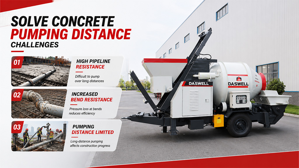 Main factor affecting concrete mixer pump pumping distance performance main factor affecting concrete mixer pump pumping distance performance