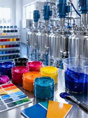 Color paste production Color Paste Production