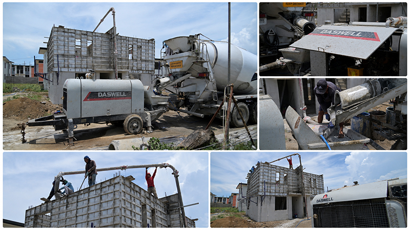 Trailer concrete pump placement Trailer Concrete Pump Placement