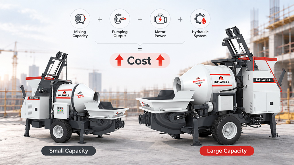 How does different capacity affects the cost How does different capacity affects the cost