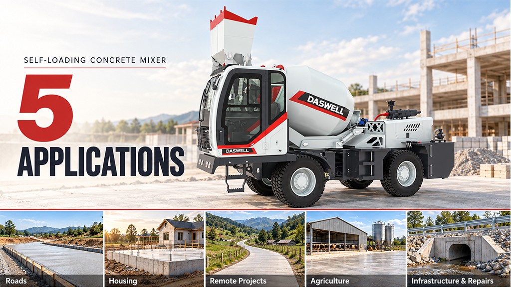 Self loading concrete mixer applications: 5 practical uses 31 5 applications of self loading