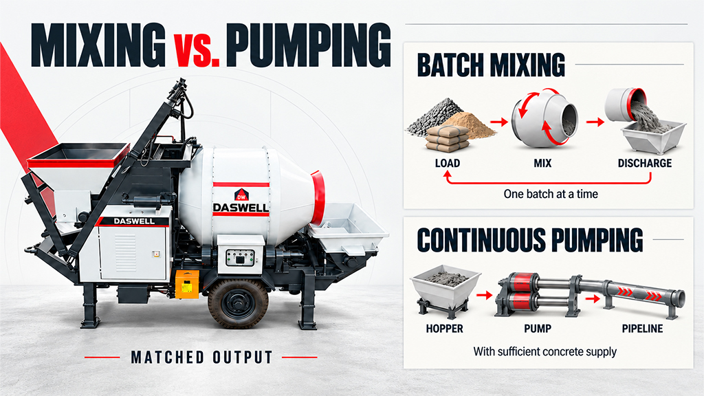 Differences between mixing and pumping capacity Differences between mixing and pumping capacity