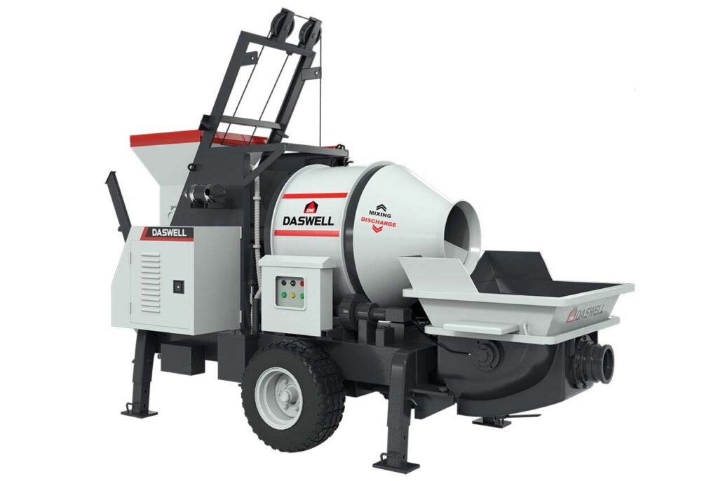 Concrete mixer pump concrete mixer pump